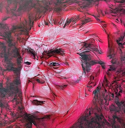 null Raymond MORETTI (1931-2005)


Portrait of Brezhnev


Mixed technique on cardboard


Signed...