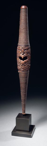 Ɵ Maori flute putorino, New Zealand, Polynesia...