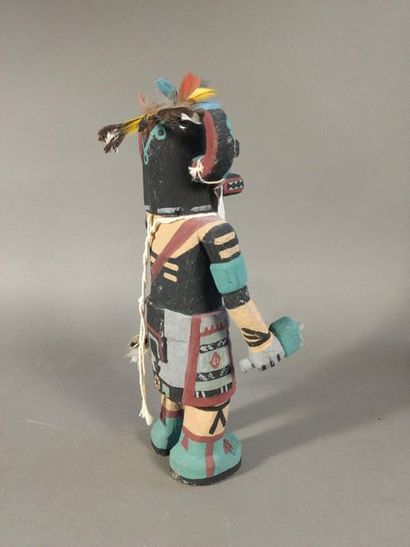  Katsina Ho'ote Work attributed to Hopi sculptor Jimmy Koots (1915-1996) Hopi, Arizona...