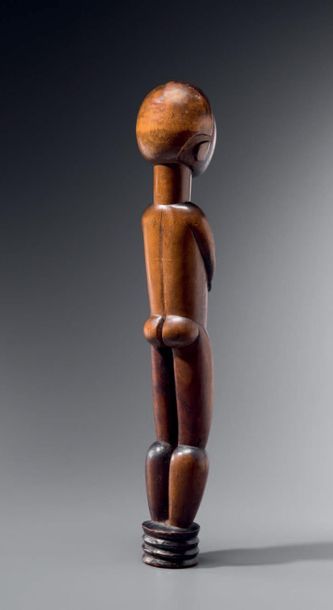 null Ɵ Anthropomorphic staff top, Tsonga (Nguni),
Mozambican or South Africa
Hardwood...