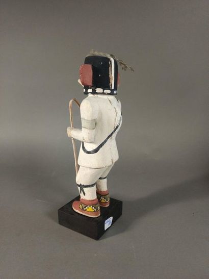  Katsina Kokopelli Kachina Joueur de Flûte Œuvre du sculpteur Hopi Jimmie K (1888-1966)...