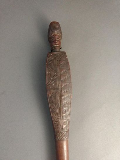 null Canne Lunda, RDC

Epoque présumée : début XXe siècle

Bois







H. 108 cm...