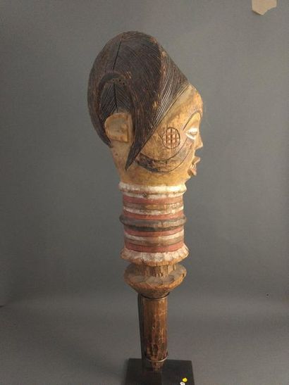 null Kuyu anthropomorphic puppet, DRC

Presumed date: late 19th - early 20th century

Wood...