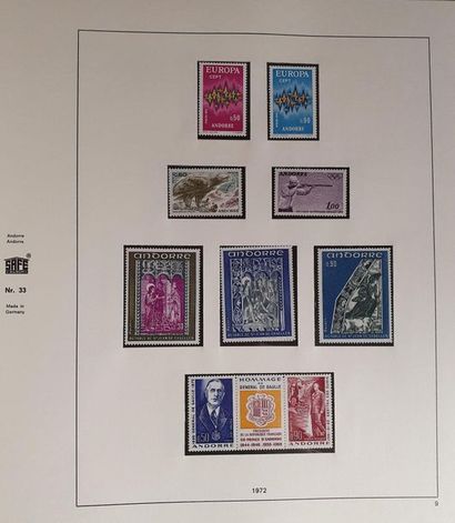 null ANDORRA Issues 1931/2010: Beautiful collection of mint stamps including Series...