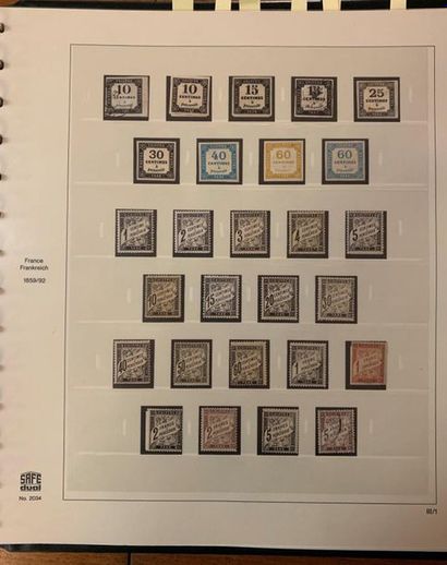 null FRANCE Issues 1859/2012: Beautiful collection of mint and cancelled stamps:...