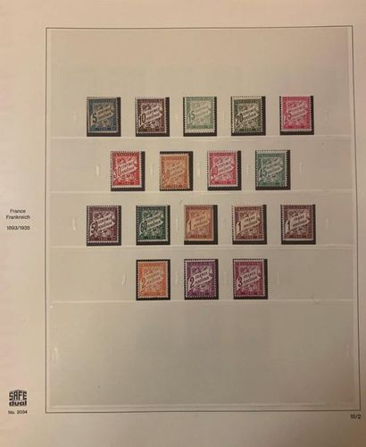 null FRANCE Issues 1859/2012: Beautiful collection of mint and cancelled stamps:...