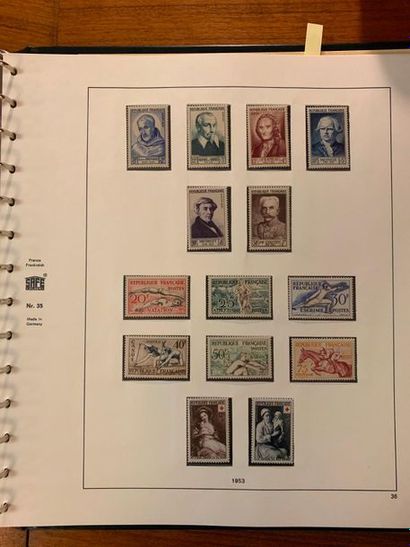 null FRANCE Emissions 1940/2012 : Jolie collection de timbres neufs principalement...