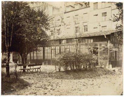 ALBERT FERNIQUE (1841-1898) Hotel Salé. École Centrale Paris, 1878 Album in-4 oblong,...
