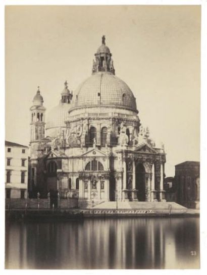 CARLO NAYA (1816-1882) Vues de Venise Naya éditeur, 1868-1869 Portefeuille de carton...