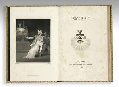 BECKFORD VATHEK. À Londres, Clarke, 1815. In-8, veau blanc, large dentelle dorée...