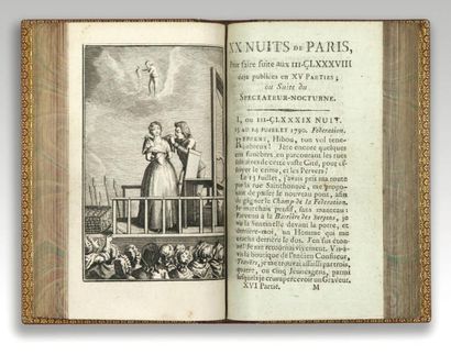 RESTIF DE LA BRETONNE (Nicolas-Edme) LES NUITS DE PARIS ou Le Spectateur nocturne....