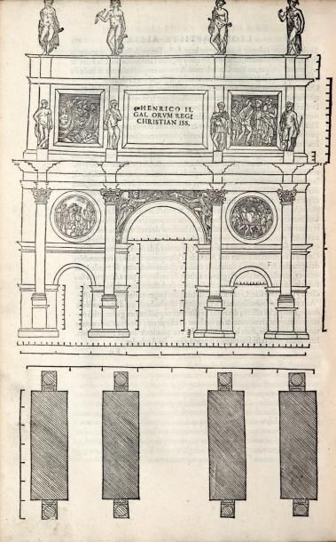 ALBERTI (Léon Battista) L'Architecture et art de bien bastir. Divisée en dix livres,...
