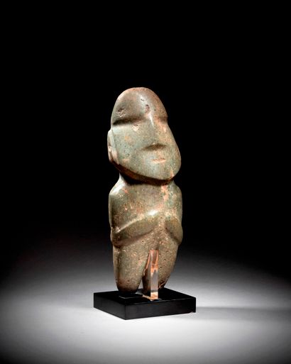 null LARGE STANDING FIGURE
MEZCALA CULTURE, STATE OF GUERRERO, MEXICO
RECENT PRECLASSICAL,...