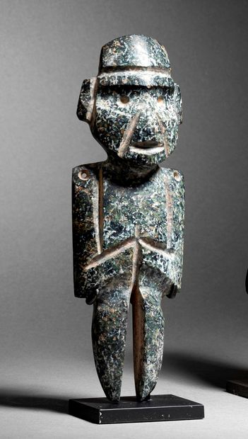 null STANDING FIGURE
MEZCALA CULTURE, STATE OF GUERRERO, MEXICO
RECENT PRECLASSICAL,...