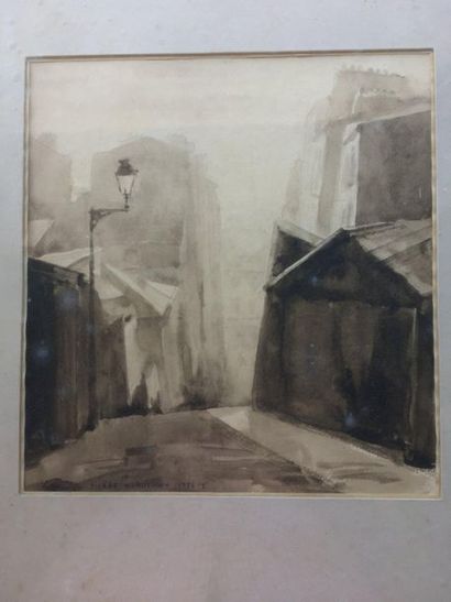Pierre Auguste BORDEAUX Ink and wash
Signed and dated 1935 lower left
24x22.5 cm...