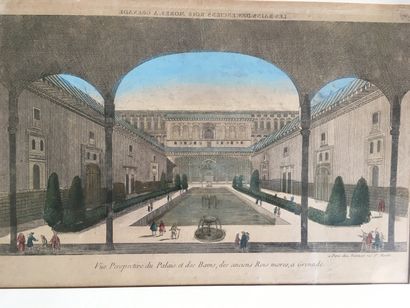 null Two engravings
Architectural views
Coloured highlights
XVIIIth century