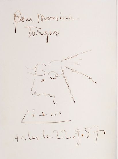 PICASSO Pablo. PICASSO. DESSINS GOUACHES AQUARELLES 1898-1957. Arles, Musée Réattu,...
