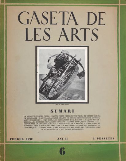 null REVUE. GASETA DE LES ARTS. Directeur Joaquim Folch I Torres et Rafaël Benet....