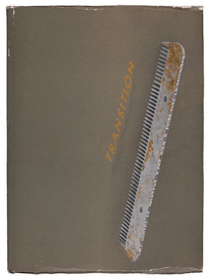 [DUCHAMP Marcel]. REVUE TRANSITION. New York, numéro 26 de 1937. In-8, broché, couverture...