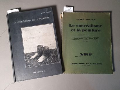 BRETON André. LE SURRÉALISME ET LA PEINTURE. Paris, Gallimard, 1928. In-4, couverture...