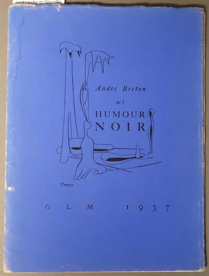 BRETON André. DE l'HUMOUR NOIR. Paris, GLM, 1937. In-8, broché, couverture bleue...