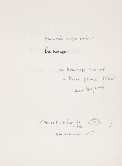 MICHAUX Henri. LES RAVAGÉS. Montpellier, Fata Morgana, 1976. In-8, broché.
Édition...