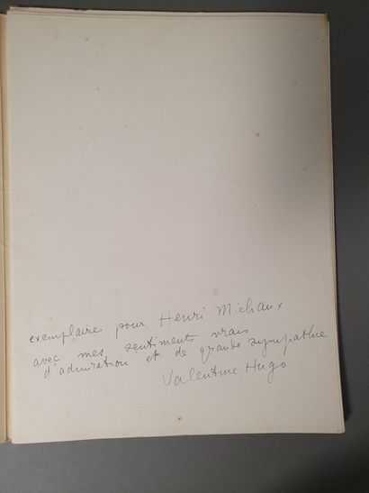 RIMBAUD Arthur. HUGO Valentine. LES POÈTES DE SEPT ANS. Paris, GLM, 1939. In-folio,...