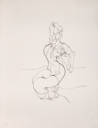 BELLMER Hans. ANATOMY OF THE IMAGE. ORIGINAL SIGNED ETCHING. Paris, Galerie André-François...