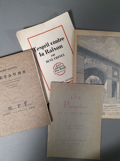 [SURRÉALISME]. SURREALIST BOOKS AND PUBLICATIONS FOR SALE AT THE JOSÉ CORTI BOOKSTORE....