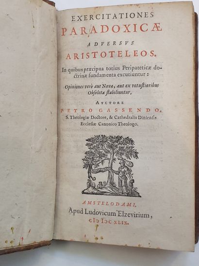 GASSENDI (Pierre). Exercitationes paradoxicae adversus Aristoteleos. Amsterdam, Elzevier,...