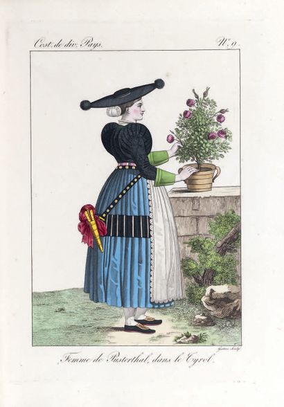 COSTUMES. — LANTÉ (Louis-Marie) & Georges GATINE. Costumes des femmes de Hambourg,...