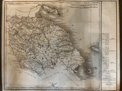 NOLIN, J.-B. ; BUACHE ; CHANLAIRE. Set of 4 maps of French regions. 18th century....