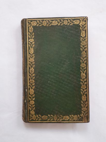 null PARTERRE DE FLORE. Paris, Louis Janet, s.d. [vers 1820]. In-18, maroquin vert...