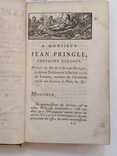 INGEN-HOUSZ (Jan). Expériences sur les végétaux, spécialement sur la Propriété qu'ils...