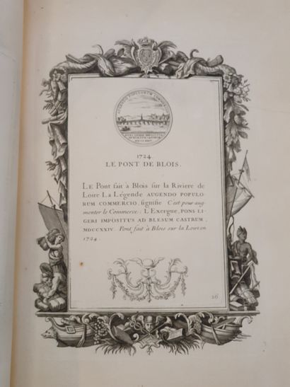 [GODONNESCHE & FLEURIMONT]. Médailles du règne de Louis XV. S.l.n.d. [Paris, 1749]....