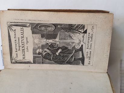 PORTA (J.-B.). Magia naturalis libri viginti. Leiden, Pierre Lessen, 1650. In-12,...