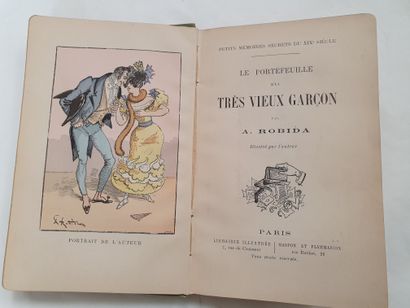ROBIDA (Albert). Le Portefeuille d'un très vieux garçon. Paris, Librairie illustrée,...