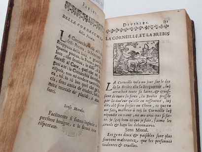 POMPE (Louis). Fables diverses italiennes et françoises. Paris, Jean de La Caille,...