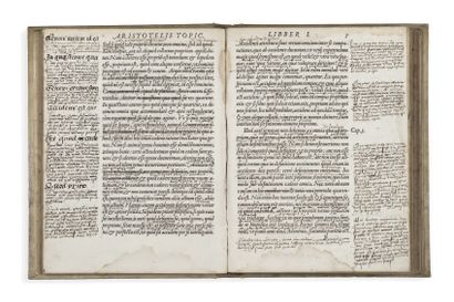 ARISTOTE. De reprehensionibus Sophistarum liber unus. — Topicorum libri VIII. — De...