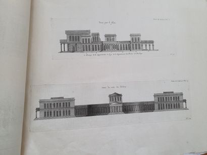 MALLET / LECLERC, S. (Temple de Salomon) Plans, Élévations et Profils du Temple &...