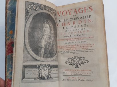CHARDIN (Jean). Voyages en Perse, et autres lieux de l'Orient. Paris, Gabriel d'Amaulry,...