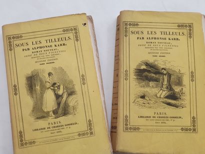 KARR (Alphonse). Sous les tilleuls. Seconde édition. Paris, Librairie de Charles...