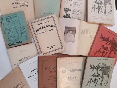 null LOT OF SURREALISM AND AVANT GARDE BOOKS,
LITERATURE XXE :
Collection Le Terrain...