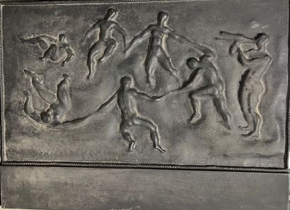 MONNAIE DE PARIS (éditeur) Ronde de danseurs
Plaque de cheminée en fonte de fer....