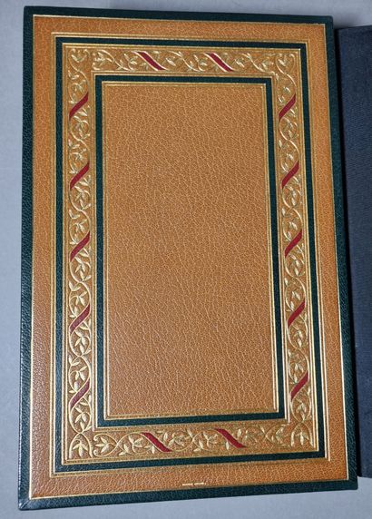 DIDEROT. Jacques le fataliste. Paris, Les Amis des livres, 1884. In-8, maroquin vert,...