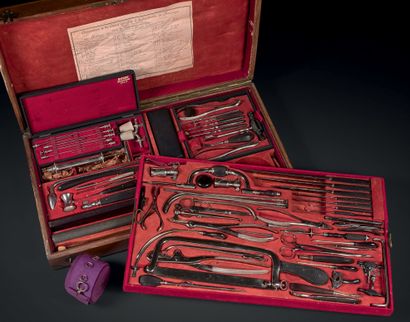 null Important surgical case having belonged to the Senior Navy Doctor Jean Antoine...