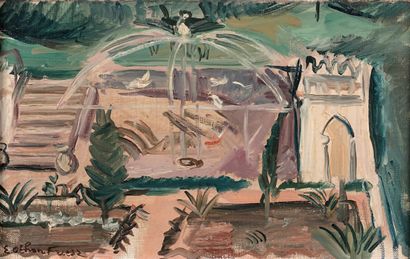 Emile Othon Friesz (1879-1949) The Aviary
Oil on canvas signed at the bottom left,...