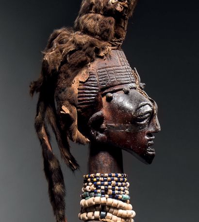 null Nkisi Songye statue, Democratic Republic of the Congo
Hardwood with brown patina...