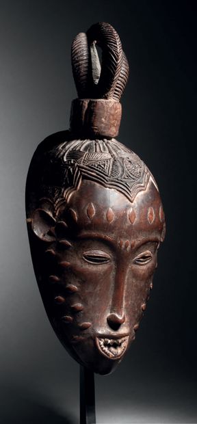 Gouro Gu mask, Ivory Coast Wood, ancient...