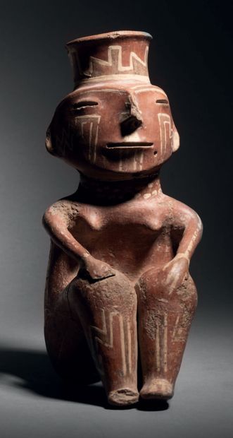 null Seated figure, Condorhuasi culture, Argentina 500 BC-500 AD
Hollow ceramic with...